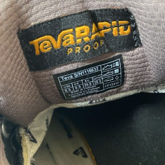 TEVA Ridgeview Waterproof Low Top Hiking Shoe Sz 8.5 - Picture 10 of 12